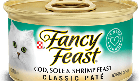 Fancy Feast Classic Paté Cod, Sole & Shrimp Gourmet